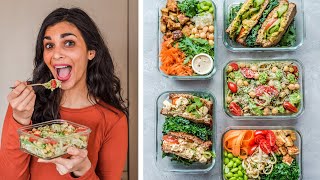 HEALTHY VEGAN LUNCHES FROM MONDAY TO FRIDAY  PDF guide [upl. by Naujik35]