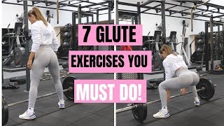 7 MUST DO BOOTY EXERCISES THAT CHANGED MY GLUTES WOW [upl. by Allistir46]