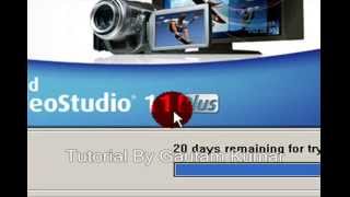 Ulead VideoStudio 11 Plus  BASIC STARTING Video Editing [upl. by Tris]