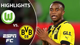 VfL Wolfsburg vs Borussia Dortmund  Bundesliga Highlights  ESPN FC [upl. by Pendleton]