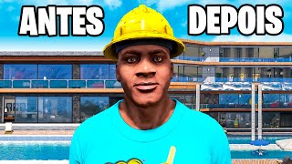 AS REFORMAS DA MANSÃO DO FRANKLIN NO GTA 5  O FILME [upl. by Bennett872]