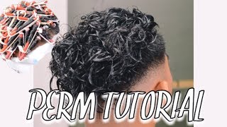 How To Get Curly Hair PERM TUTORIAL [upl. by Chiarra]