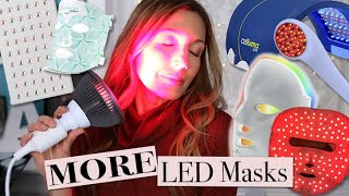 The BEST AntiAging LED Light Masks Part 2  Omnilux Celluma Joov Project E Beauty [upl. by Airdnassac548]