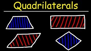 Quadrilaterals  Trapezoids Parallelograms Rectangles Squares and Rhombuses [upl. by Gordie]