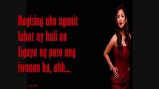 Sheryn Regis  Sinungaling Mong Puso LYRICS [upl. by Aikenahs]