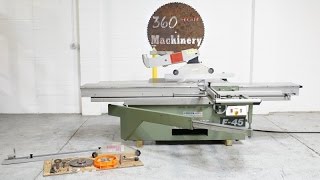 ALTENDORF F45 SLIDING TABLE SAW [upl. by Grace]