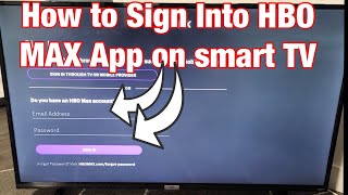 How to Sign In Log In HBO MAX App on TV [upl. by O'Neil]