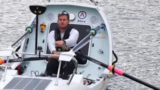 Teacher Breaks World Record Rowing Solo Across North Atlantic Ocean [upl. by Ellehsat801]