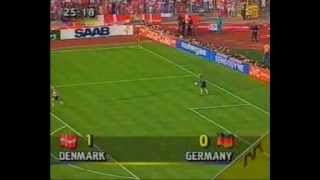 Euros 1992 Final Full Match Denmark vs Germany 20 [upl. by Kcirednek]