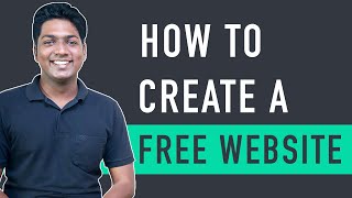 How To Create A Free Website  with Free Domain amp Hosting [upl. by Toombs]