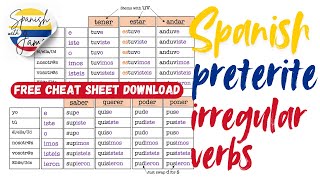 Unlock Spanish irregular preterite verbs with these simple hacks [upl. by Annahs]