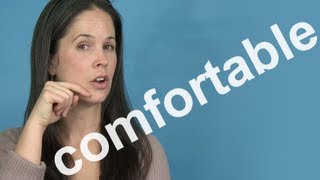 How to Pronounce COMFORTABLE  AMERICAN ENGLISH PRONUNCIATION [upl. by Tuckie]