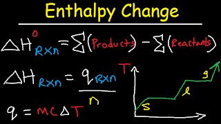 Enthalpy Change of Reaction amp Formation  Thermochemistry amp Calorimetry Practice Problems [upl. by Bushore]