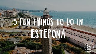 5 Fun Things To Do In Estepona Costa Del Sol  Estepona Old Town amp Beach [upl. by Denzil152]