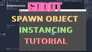 Godot spawn object or scene instancing beginner tutorial [upl. by Annaxor]