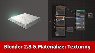 Blender 28 amp Materialize Tutorial for PBR Texturing [upl. by Penoyer277]