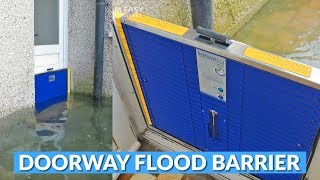 Incredible Doorway Flood Barrier [upl. by Attennod]