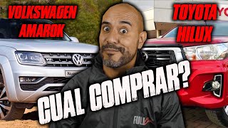 Toyota Hilux VS Volkswagen Amarok CUAL COMPRAR [upl. by Nnahteb]