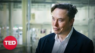 Elon Musk A future worth getting excited about  Tesla Texas Gigafactory interview  TED [upl. by Ahsieat]