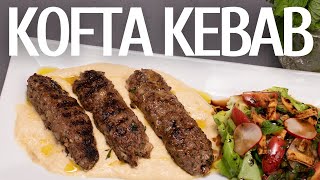 Make Beef Kofta Kebab Recipe  Lebanese Cuisine  THE JUICIEST EVER [upl. by Nevyar]