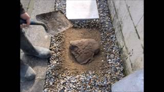 How to lay stepping stones on gravel [upl. by Aramen16]