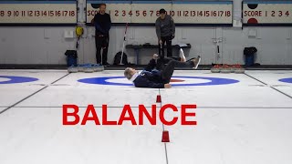 Curling Drills  Balance No quotCquot [upl. by Leicam]