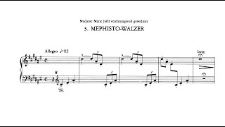 Liszt  Mephisto Waltz No3 S216 Clidat [upl. by Ecarg]