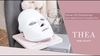 How to use Deesse LED Phototherapy Face Mask Device Premium Pro [upl. by Yetac]