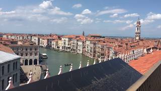 Venice view from Rooftop Terrace  T Fondaco dei Tedeschi  HD [upl. by Eram298]