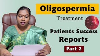 oligospermia and Cryptospermia successful treatment  DrPIswarya Devi MD s [upl. by Ekal464]