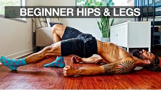 Beginner Leg Workout at Home Full ROUTINE [upl. by Saied]