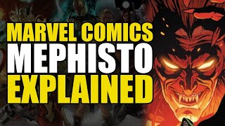 Marvel Comics Mephisto Explained  Comics Explained [upl. by Hebel]