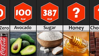 Highest Calorie Foods Calorie Comparison [upl. by Theodosia]