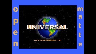 Universal Studios logo open matte 1997 [upl. by Nylsirhc869]