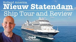 Holland America Nieuw Statendam Ship Tour And Review 6 Things You Need To Know [upl. by Eicart]