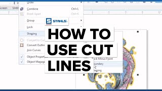 CorelDRAW® Tutorial How to Use Cut Lines [upl. by Notsyrb620]