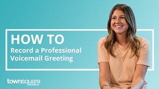 How to Record a Professional Voicemail Greeting [upl. by Akcimehs601]