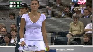 Tatiana Golovin WTA Stuttgart 2006 Sweaty [upl. by Aeikan261]