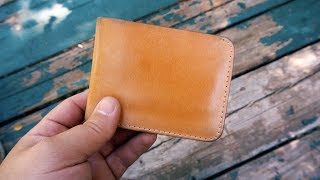 Veg Tan Leather Journey  Part 3  Plus How to Apply Neatsfoot Oil [upl. by Namyaw]