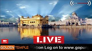 LIVE GOLDEN TEMPLE Shri Harmandir Sahib Gurbani Kirtan 24x7 [upl. by Tiana]