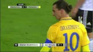 Germany  Sweden 44 all goals WC Qualifying Oct 16 2012 Swedish Commentary Lasse Granqvist [upl. by Ahseela325]