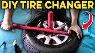 How to Use a Manual Tire Changer  Harbor Freight [upl. by Sirtimid]