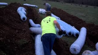 How to install EZ Flow pipe for septic [upl. by Maisel]