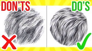 DOS amp DONTS How To Draw Fur  Step By Step Drawing Tutorial [upl. by Naaitsirhc908]