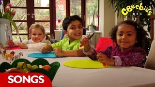 CBeebies  Whats On Your Plate  Lunchtime Song [upl. by Siurtemed]