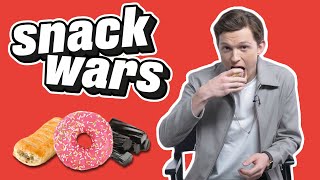 Tom Holland Tries Best British And American Snacks  Snack Wars [upl. by Berns827]