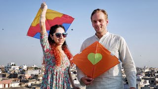 TheRocks at Indias Craziest KITE FESTIVAL Uttarayan Gujarat [upl. by Frieder]