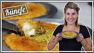 Künefe  Kunafah  türkisches Dessert mit Käse  KÄSELIEBE  Felicitas Then [upl. by Arekahs]