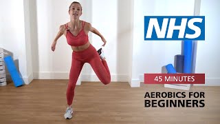 Aerobics for beginners  45 minutes  NHS [upl. by Ignazio436]