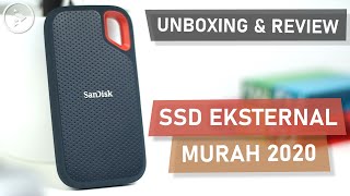 Unboxing dan Review SanDisk Extreme Portable SSD 500GB  SSD Eksternal Murah Terbaik 2020 Indonesia [upl. by Peregrine]